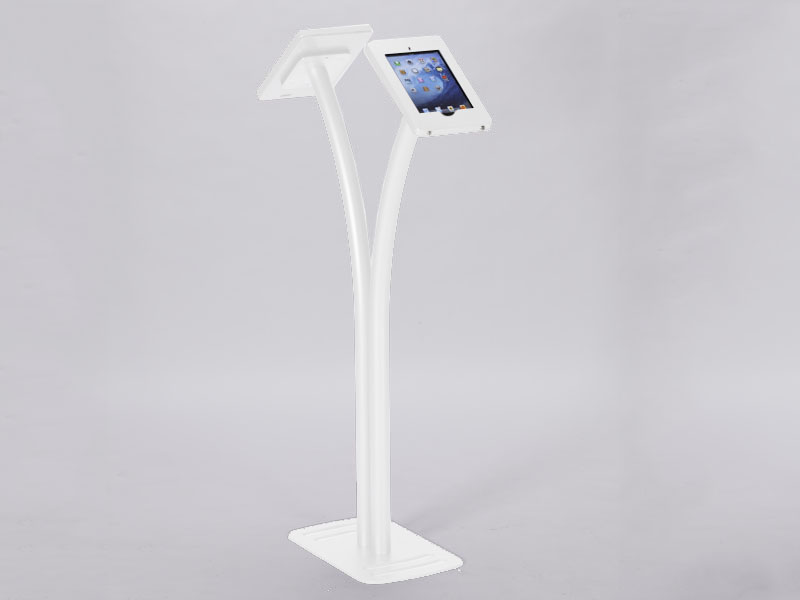 MOD-1334 Portable iPad Kiosk -- White