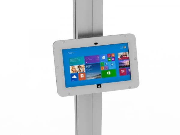MOD-1317M Locking Surface 2 Enclosure with Extrusion Attachment -- Silver