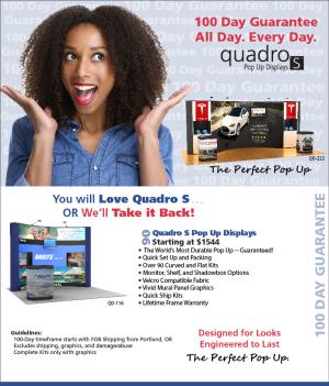 Quadro S Pop Up 100-Day Guarantee