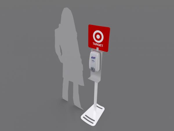 MOD-9003 Hand Sanitizer Stand with Graphic -- Image 2